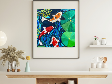 Alternative view of koi Fish Fluor