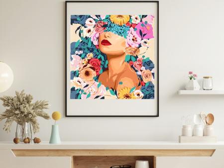 Alternative view of Mujer con Flores - Fluor