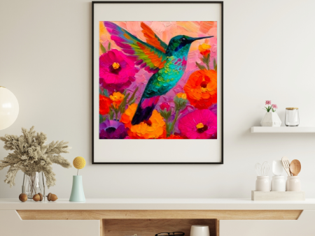 Alternative view of Colibri y Flores