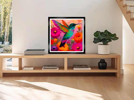 Colibri y Flores - Fluor - Imagen 4