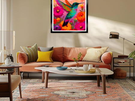 Colibri y Flores - Fluor - Imagen 3
