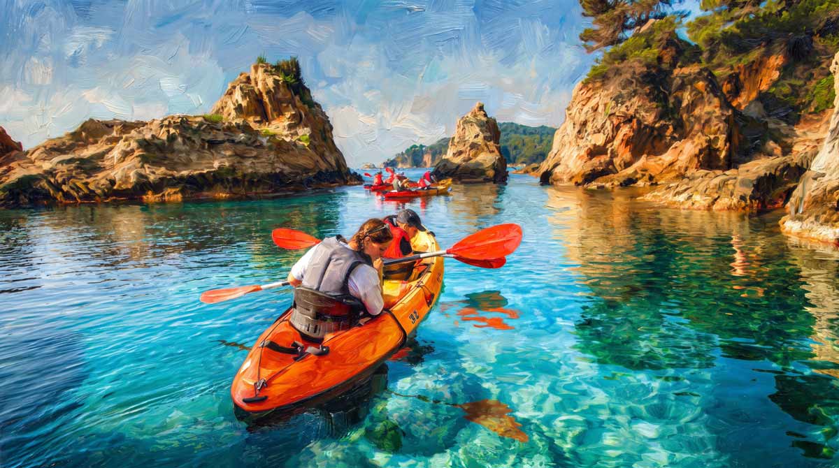Excursiones en Kayak en lloret de mar