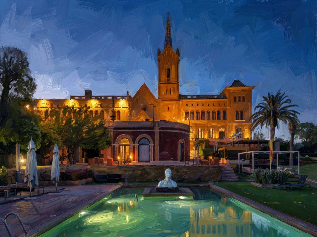 balneario y spa Sant Pere del Bosc en lloret de mar